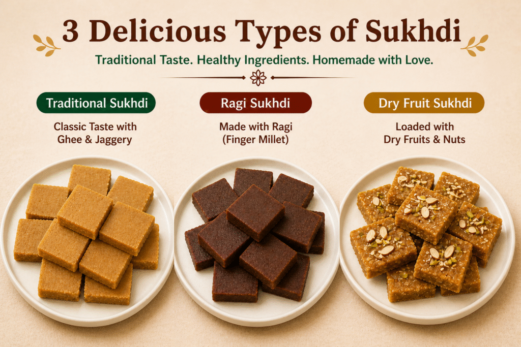 different types of sukhdi